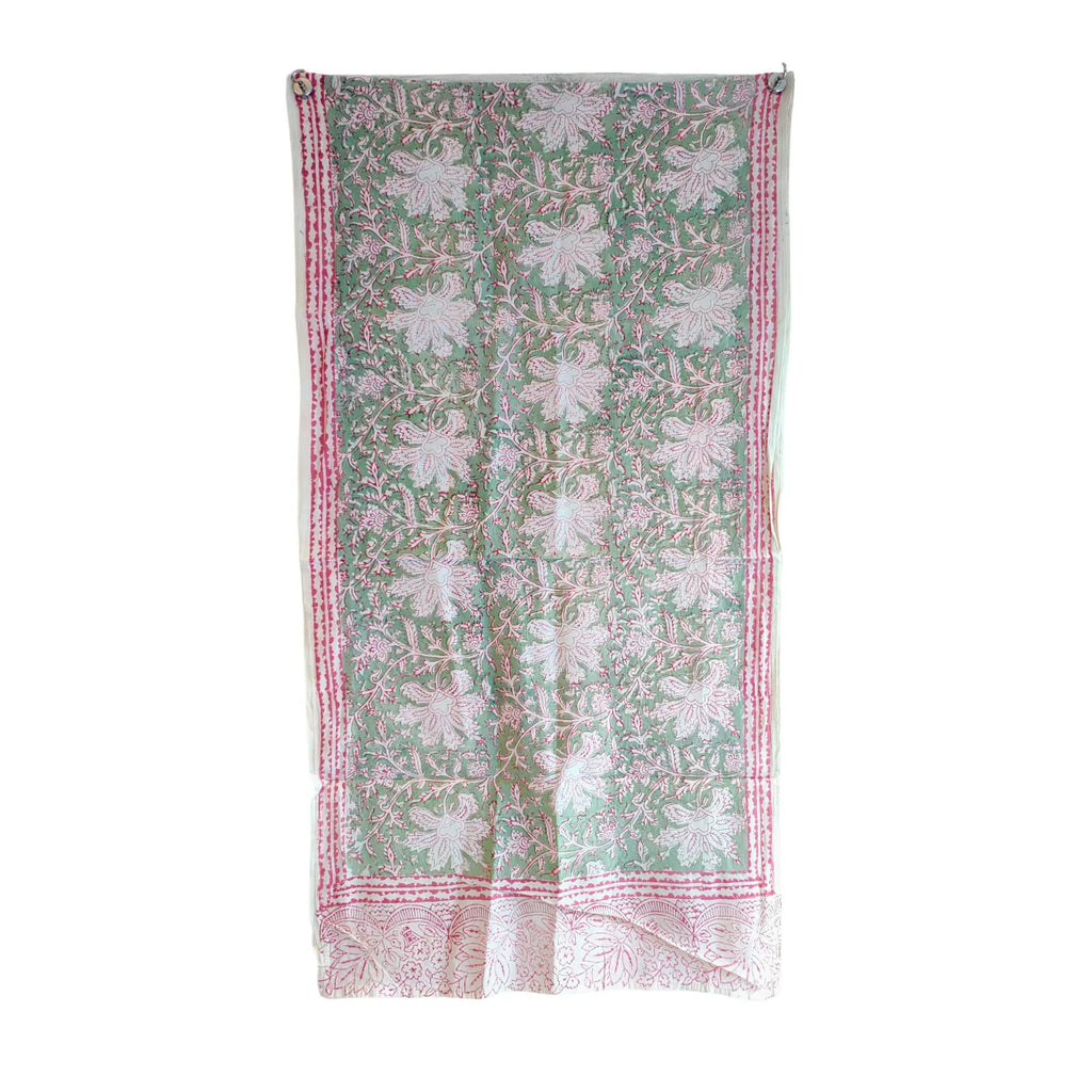 Hand Block Printed Kalamkari Cotton stole