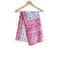 Hand Block Printed Kalamkari Cotton stole