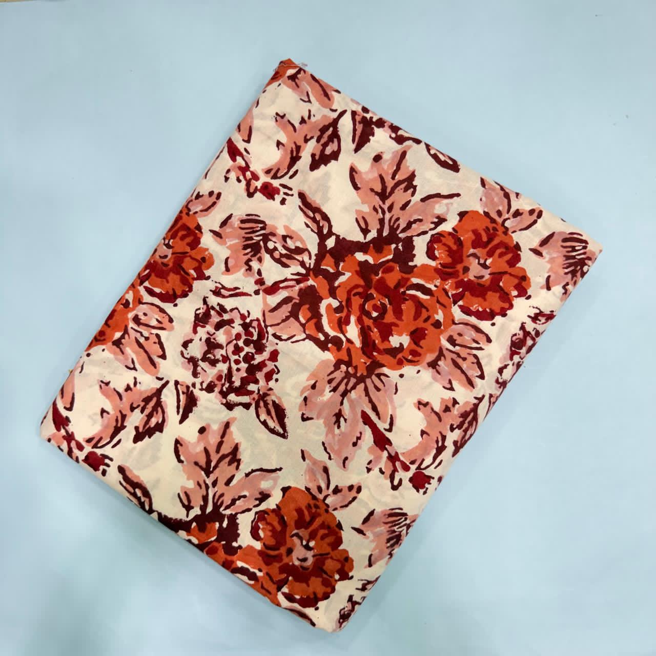 Bagru Block Print Pure Cotton Printed Fabric Material