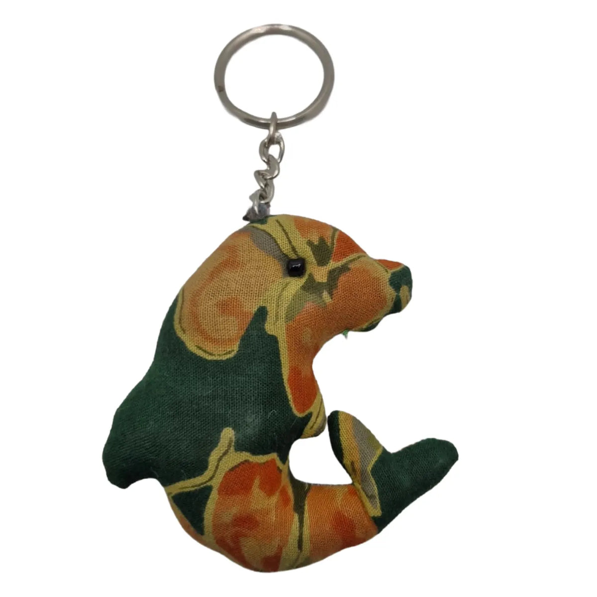 Handcrafted Block Print Fabric Keychain Charm – Handmade Bird  Bag Accessories
