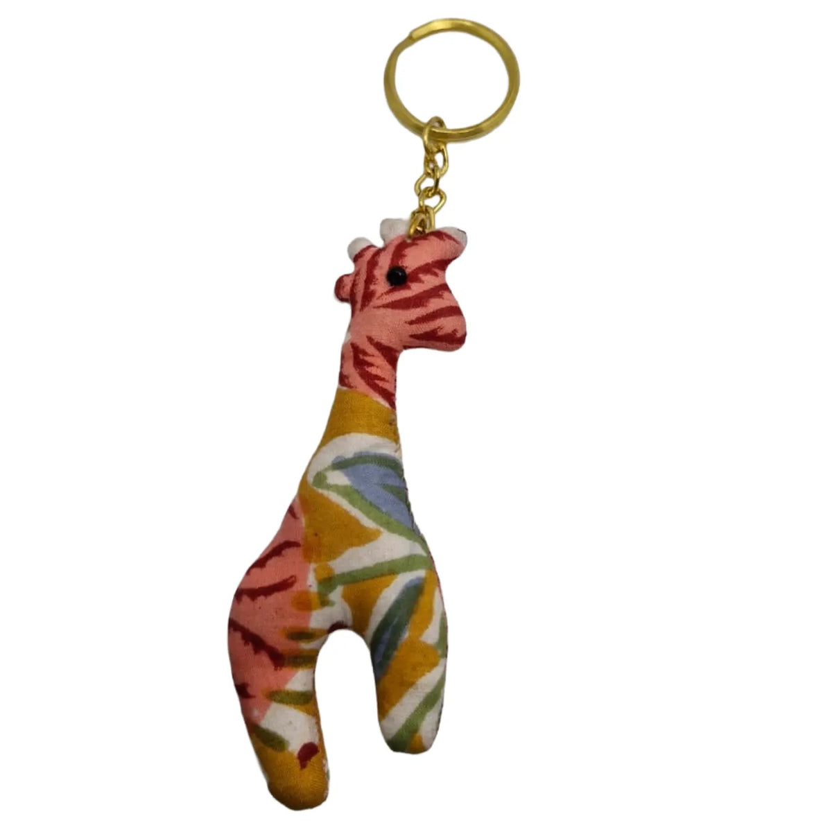 Handcrafted Block Print Fabric Keychain Charm – Handmade Bird  Bag Accessories
