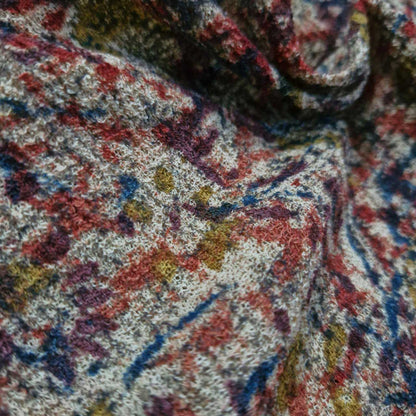 Natural stretchable Kalamkari crape  fabric