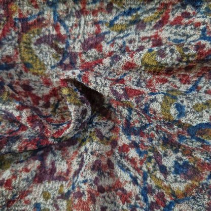Natural stretchable Kalamkari crape  fabric
