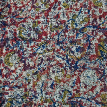 Natural stretchable Kalamkari crape  fabric