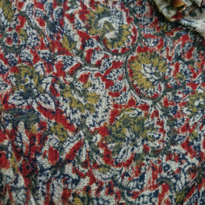 Natural stretchable Kalamkari crape  fabric