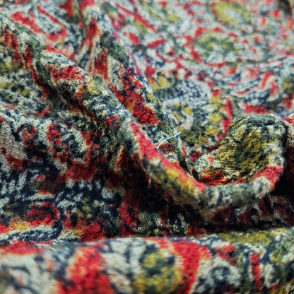 Natural stretchable Kalamkari crape  fabric