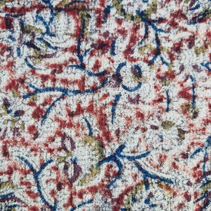 Natural stretchable Kalamkari crape  fabric