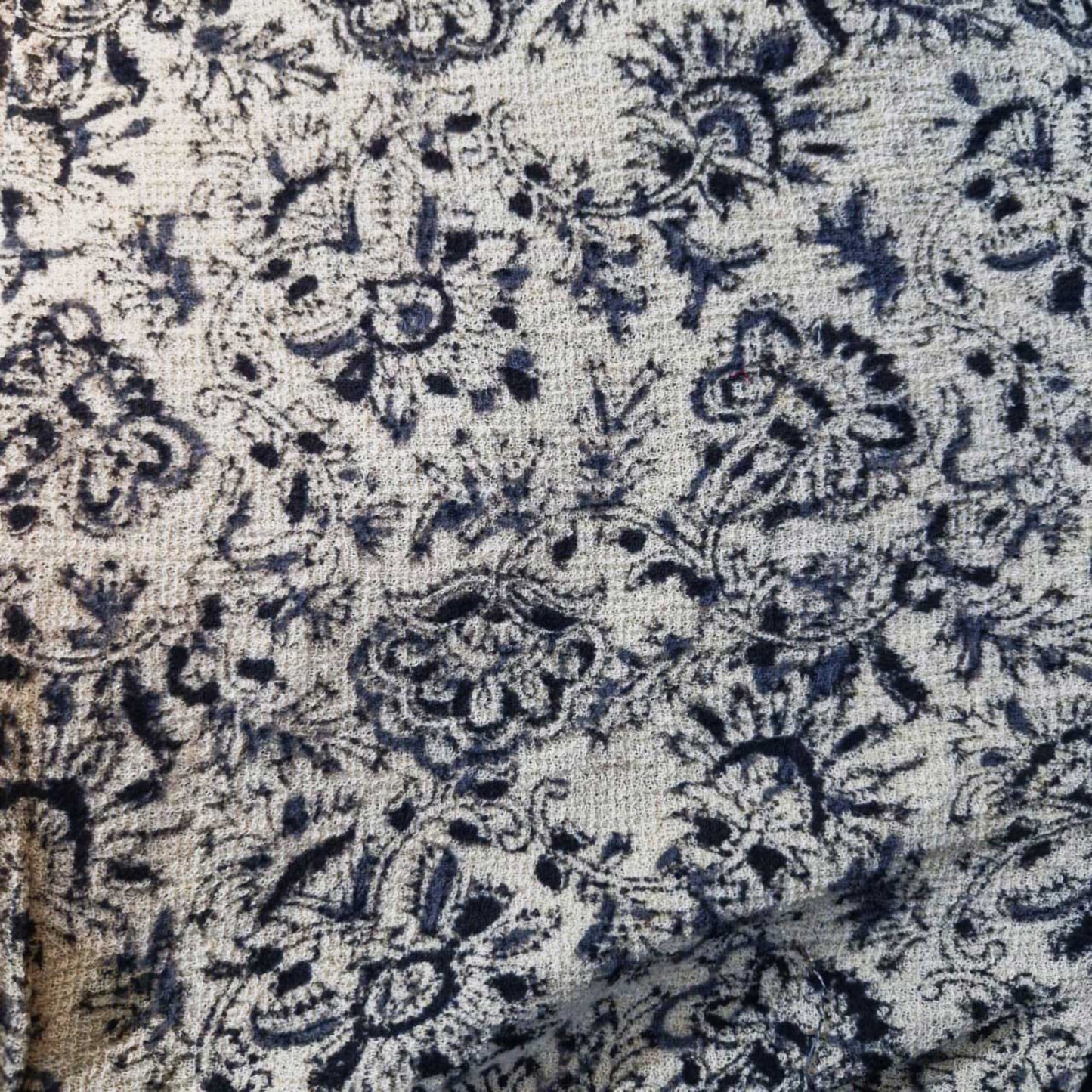 Natural stretchable Kalamkari crape  fabric