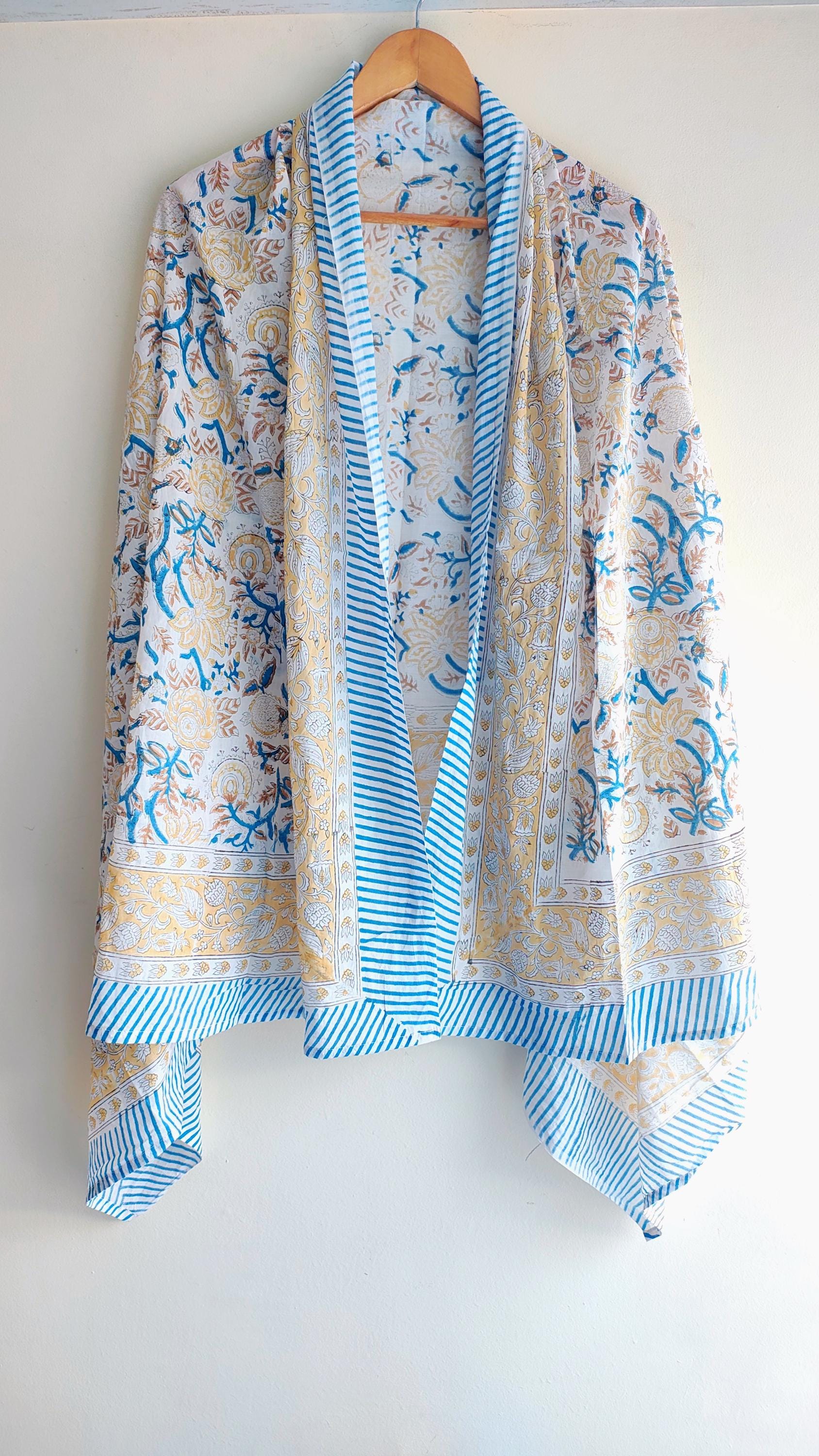 Bagru Block Print Cotton Sarong, Beach Wrap, Pareo