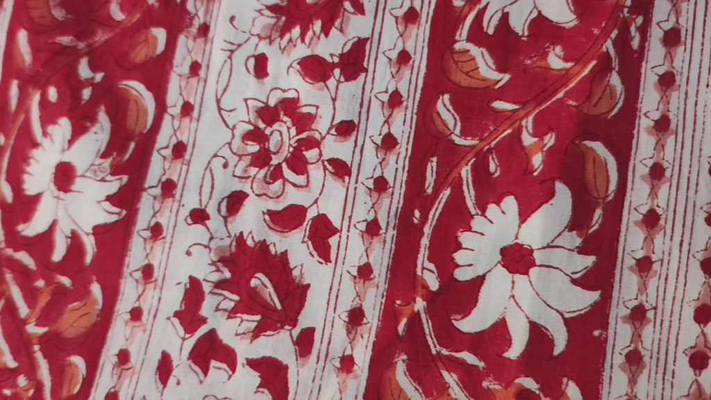 Bagru Block Print Pure Cotton Printed Fabric Material