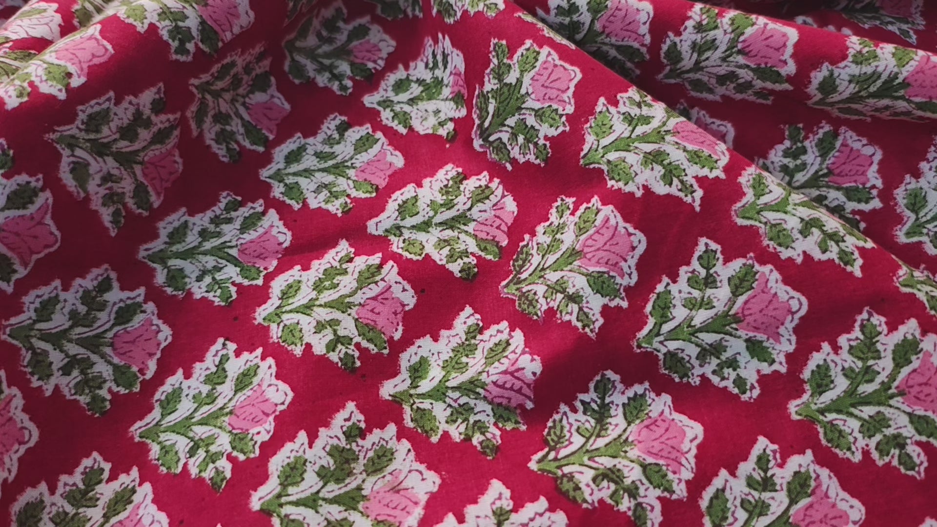 Bagru Block Print Pure Cotton Printed Fabric Material