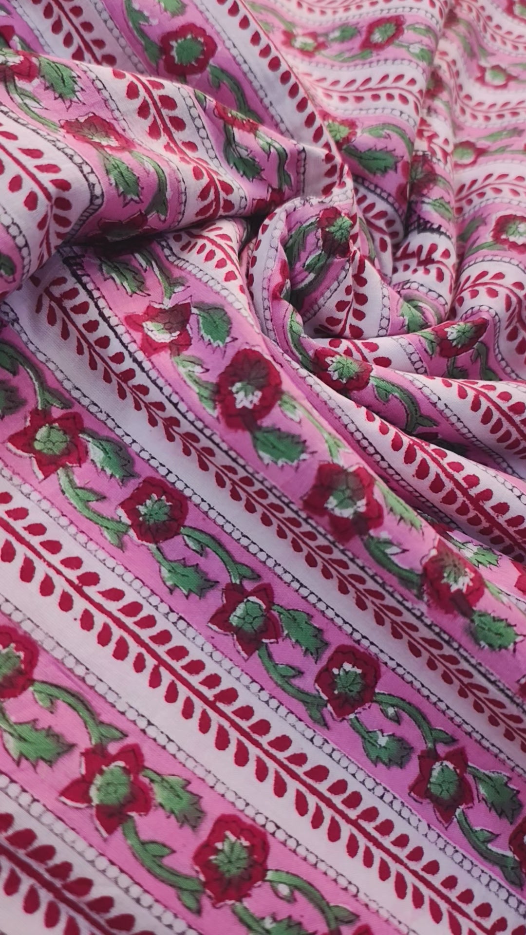 Bagru Block Print Pure Cotton Printed Fabric Material